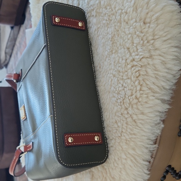 NWOT Dooney & Bourke Moss Green Pebbled Leather Lexington Shopper Tote 💚🎁 - Picture 6 of 17